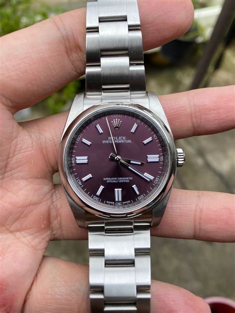 Rolex Oyster Perpetual 36 116000 Red Grape 